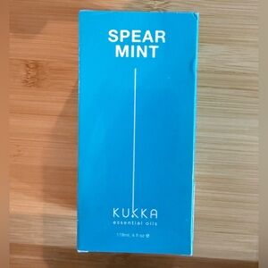 Kukka Spearmint Essential Oil 4 Oz - 100% Pure Natural, NIB, Expiration Oct 2029